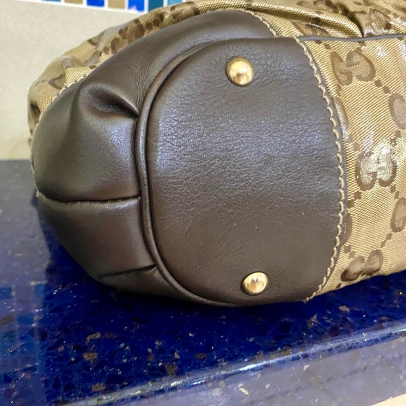 Crystal Coated Canvas Gucci Hobo shoulder bag - Picture 16 of 16